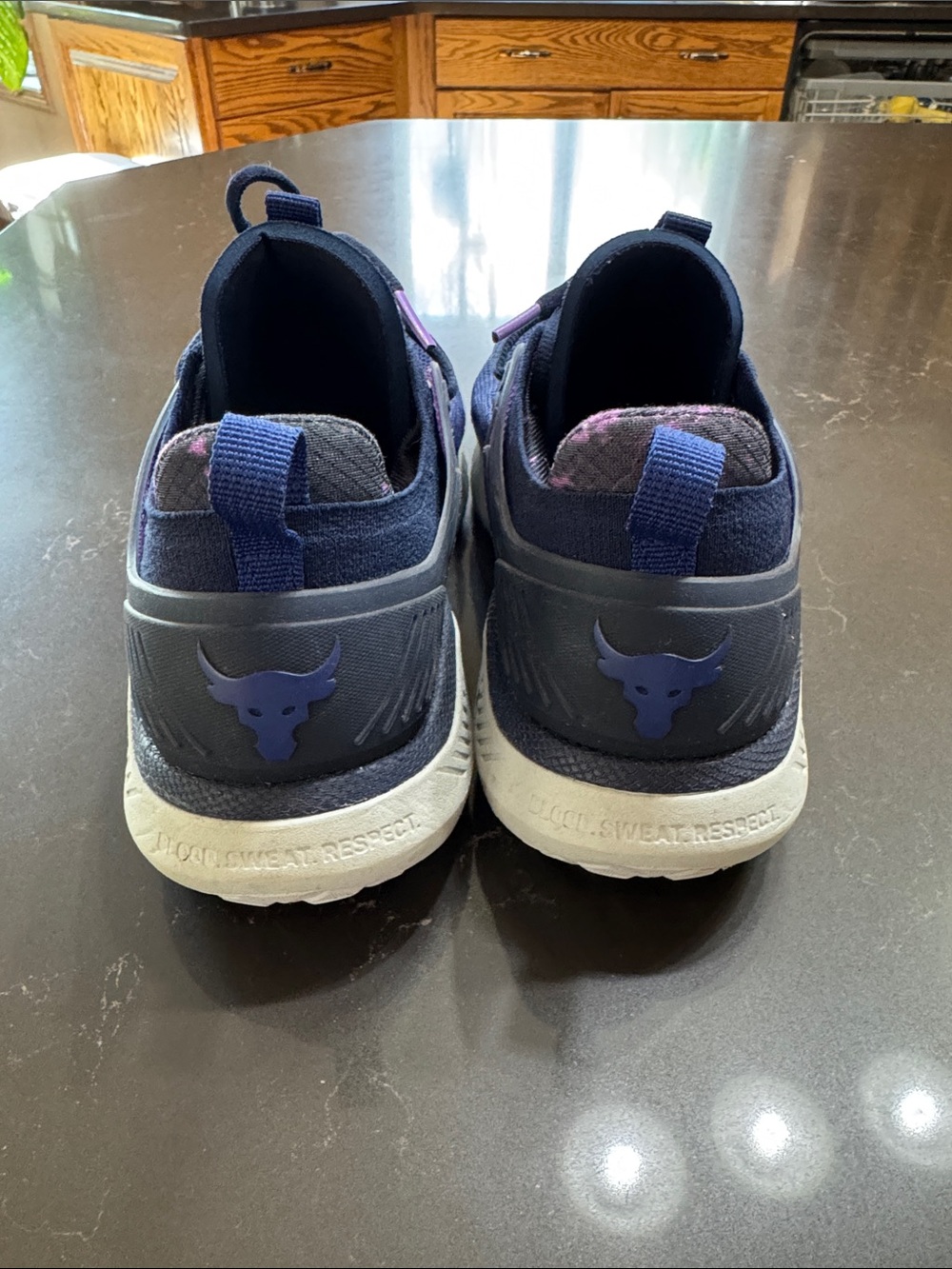 Under Armour Project Rock 5 Disrupt Men’s Shoes - 'Bauhaus Blue/Midnight Navy' - Picture 3 of 9